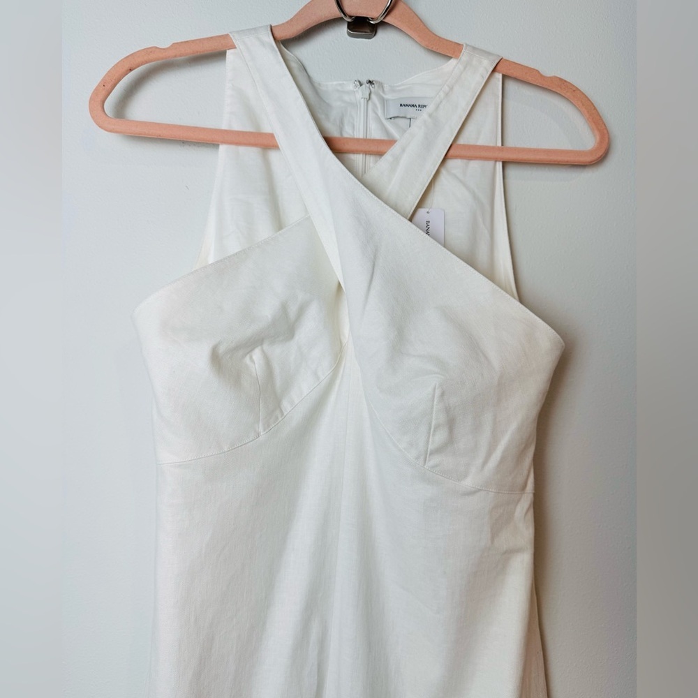 Banana Republic LINEN-BLEND MIDI DRESS - Picture 4 of 7